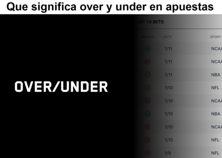Que significa over y under en apuestas