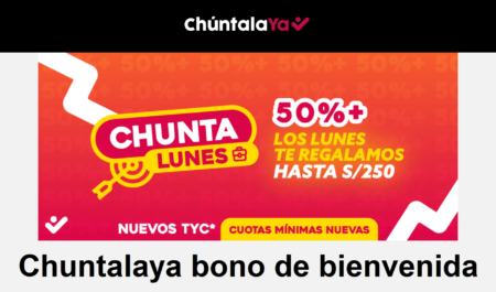 Chuntalaya bono de bienvenida