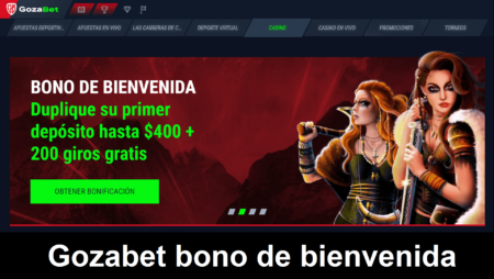 Gozabet bono de bienvenida