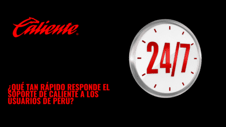 ¿Qué tan rápido responde el soporte de Caliente a los usuarios de Perú?