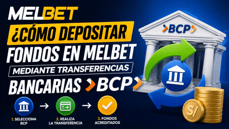 ¿Cómo depositar fondos en Melbet mediante transferencias bancarias BCP?