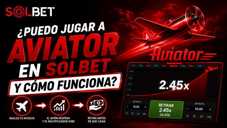 ¿Puedo jugar a Aviator en Solbet y cómo funciona?