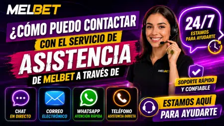 ¿Cómo puedo contactar con el servicio de asistencia de Melbet a través de chat en directo, correo electrónico, WhatsApp o teléfono?